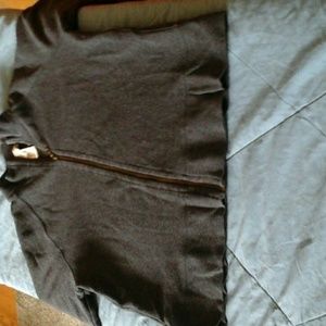 Lands zipper sweat jacket